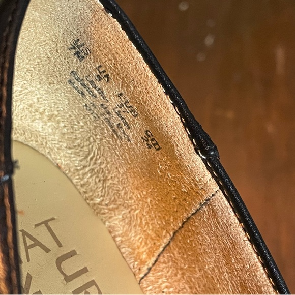 Naturalized Black leather loafers size 7M - Picture 6 of 7